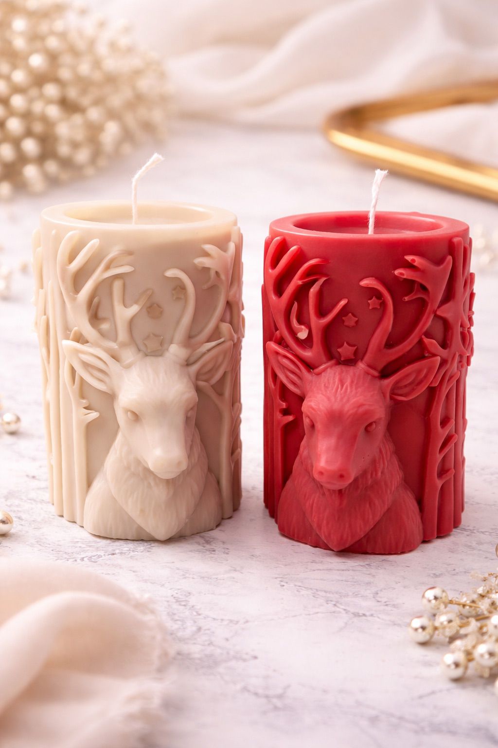 Kerze "Hirschkerze"
